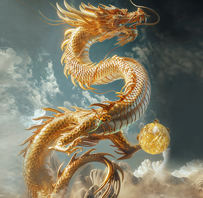 Art Rank3 Golden Dragon Rutile