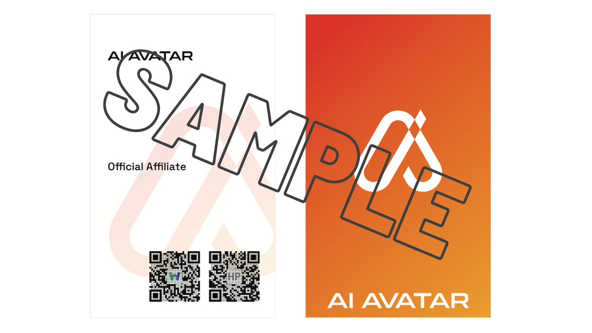 AI AVATAR Official Affiliate名刺